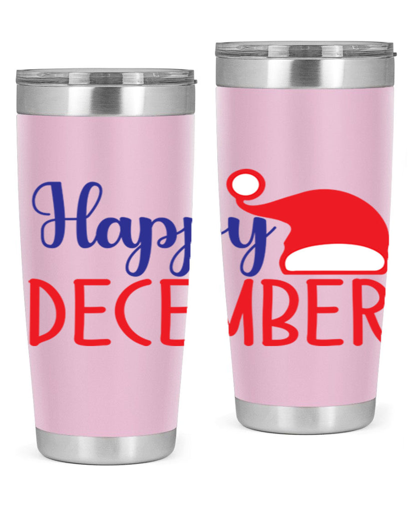 Happy December 135#- winter- Tumbler