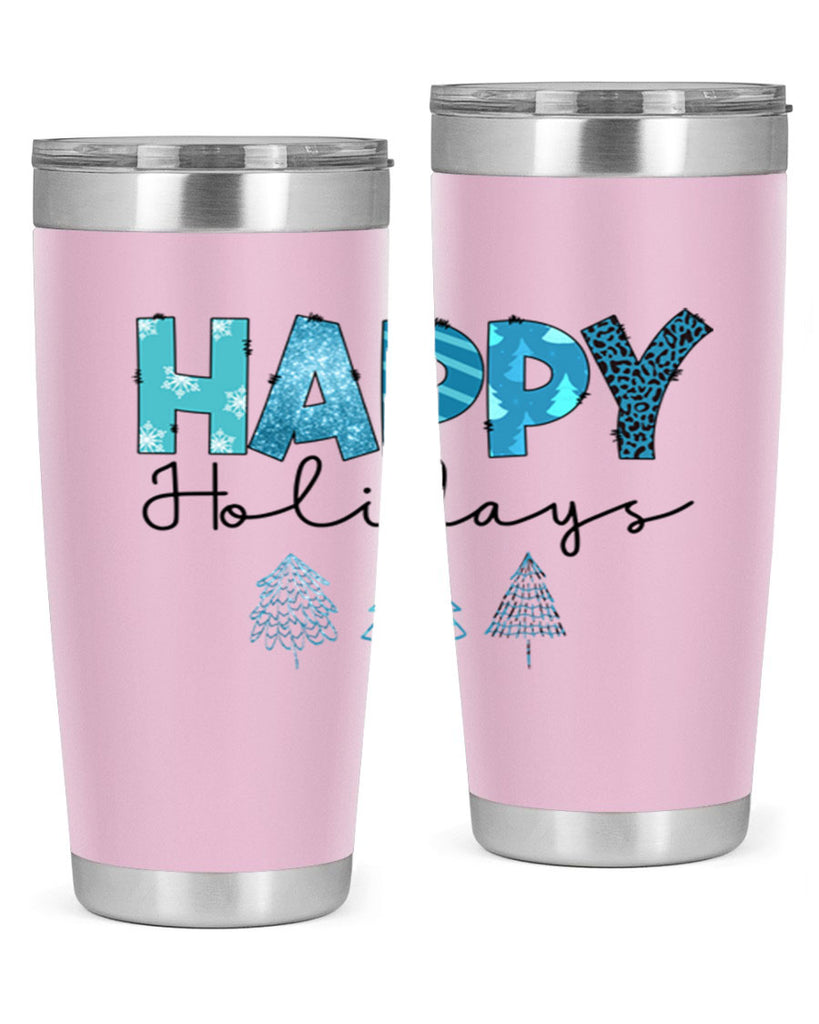 Happy Holidays 140#- winter- Tumbler