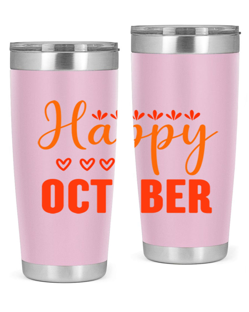 Happy October Design 237#- fall- Tumbler