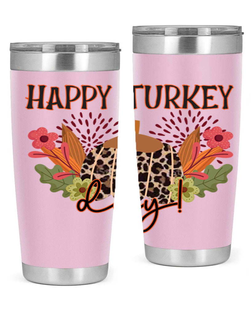 Happy turkey day 253#- fall- Tumbler