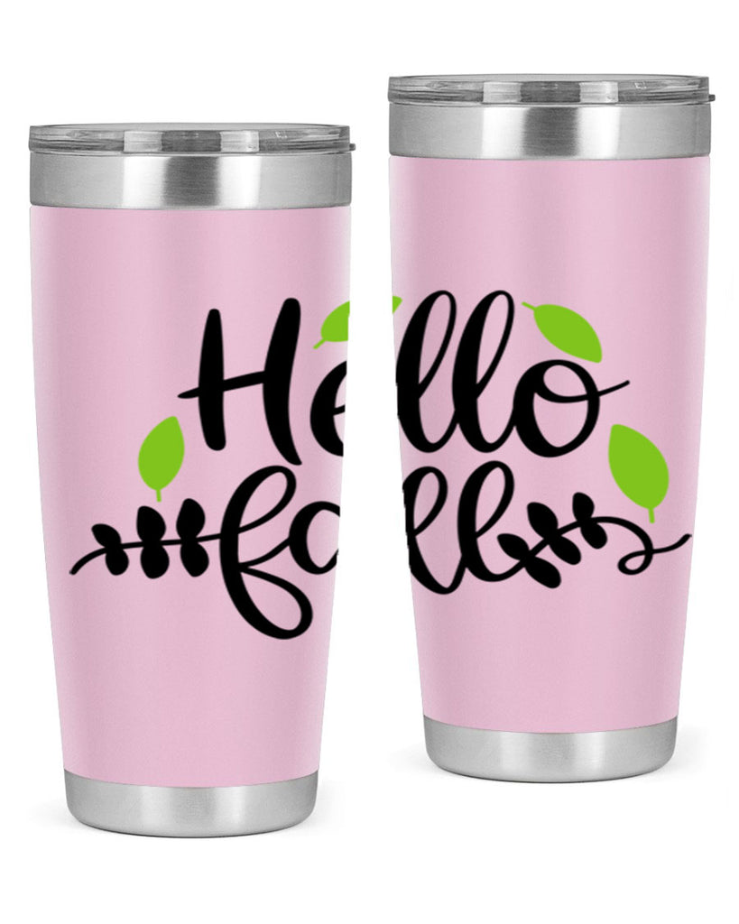 Hello Fall 283#- fall- Tumbler