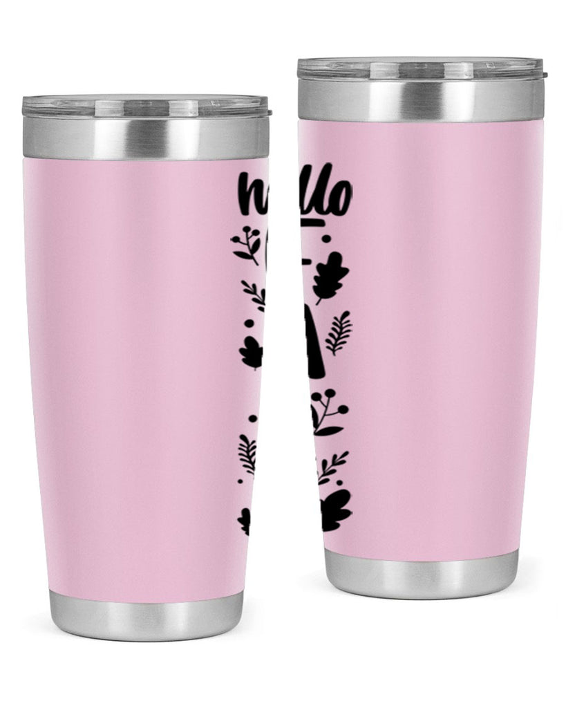 Hello Fall 495#- fall- Tumbler