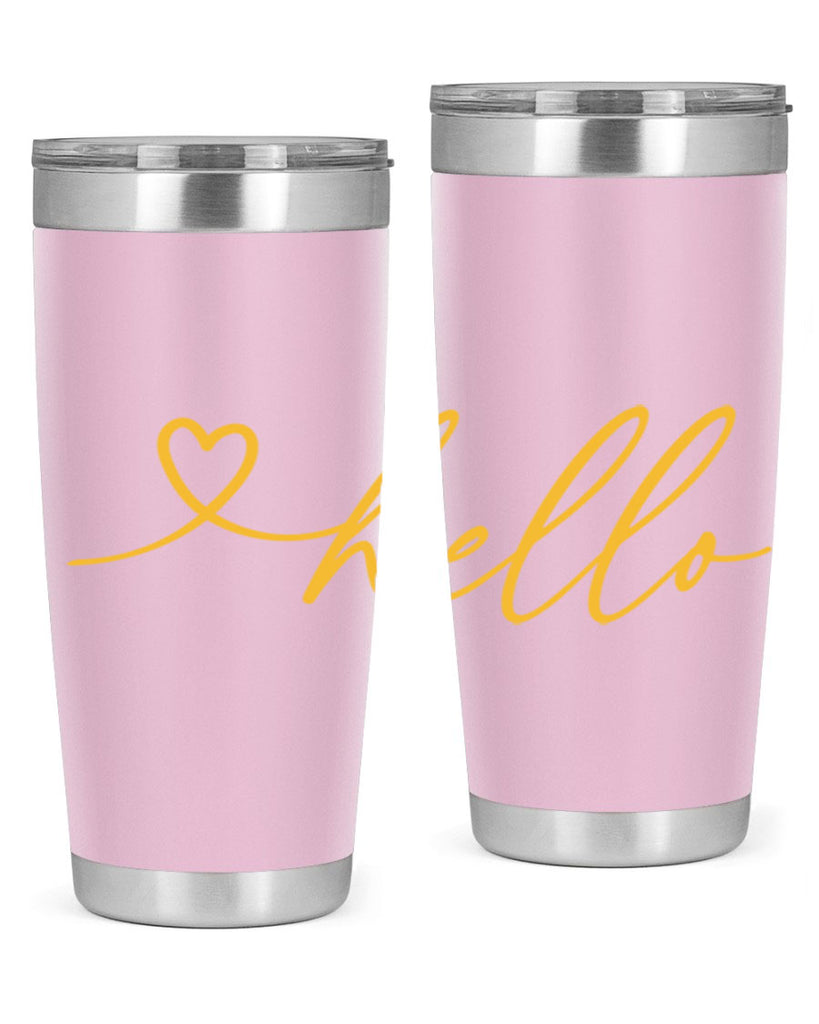 Hello heart183#- spring- Tumbler