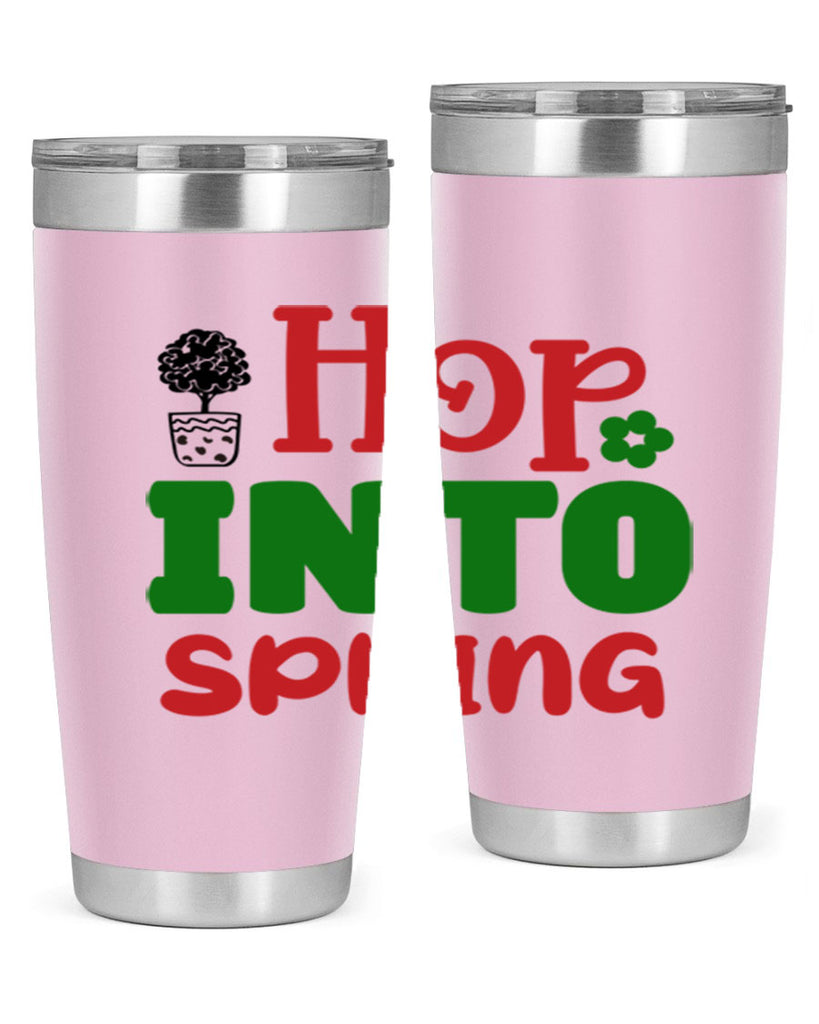 Hop into Spring 251#- spring- Tumbler