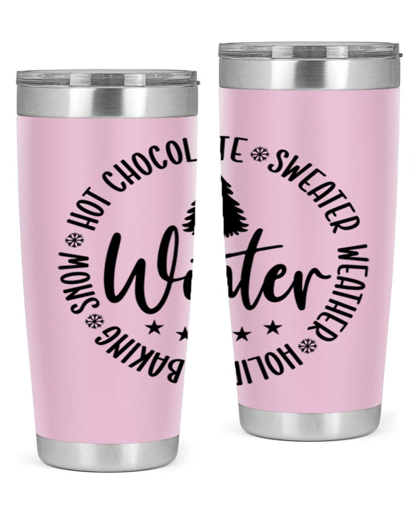 Hot Chocolate Sweater Weather Holiday Baking Snows196#- winter- Tumbler