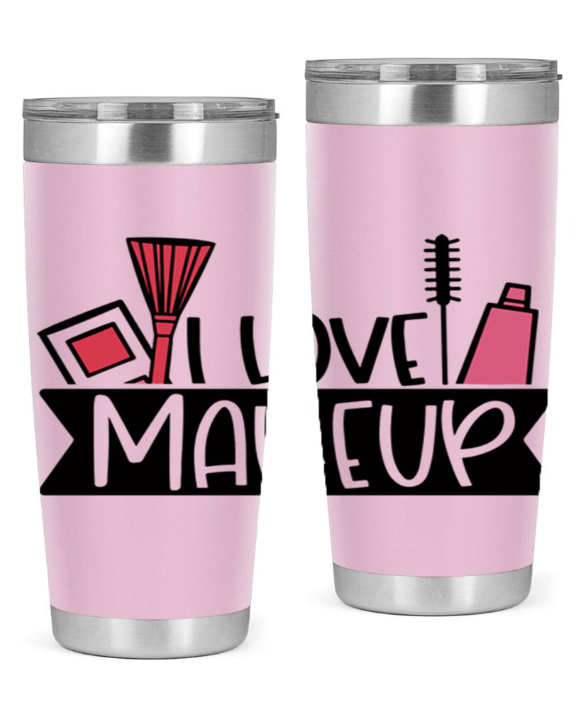 I Love Makeup Style 81#- make up- Tumbler