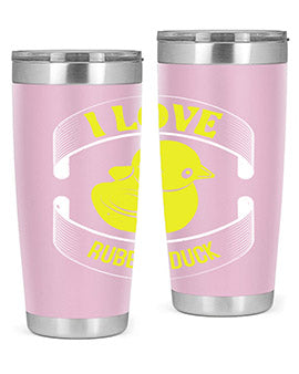 I Love Rubber duck Style 41#- duck- Tumbler
