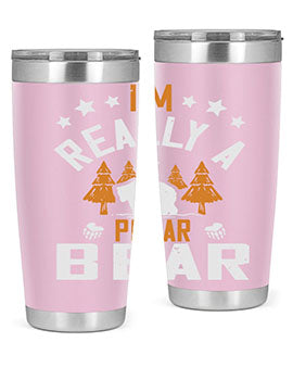 I'm really a polar bear 17#- Bears- Tumbler