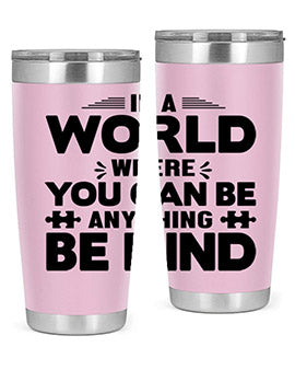 In a world Style 48#- autism- Tumbler