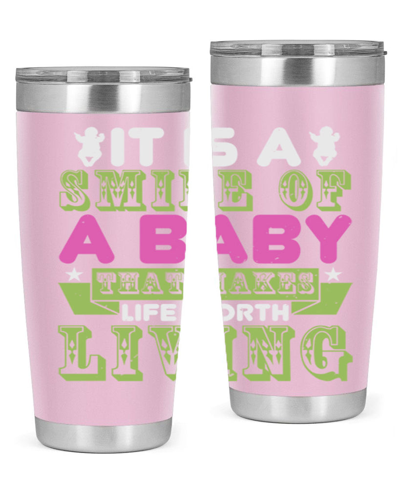 It is a smile of a baby Style 188#- baby- tumbler