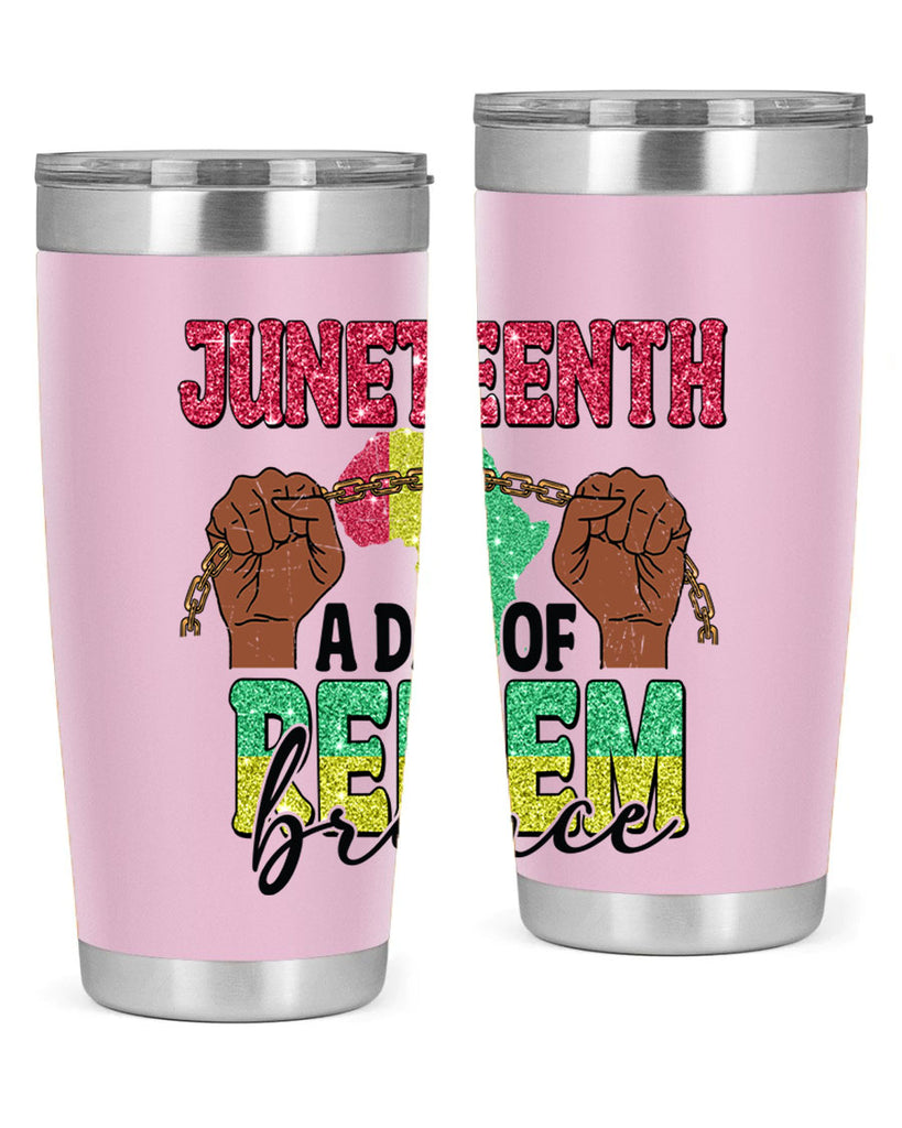 Juneteenth A Day Of Remembrance Png 9#- Juneteenth- tumbler