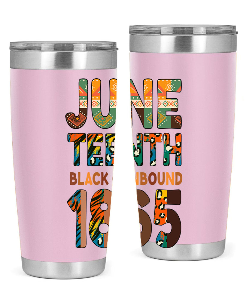 Juneteenth Black Unbound 1865 Png 33#- Juneteenth- tumbler