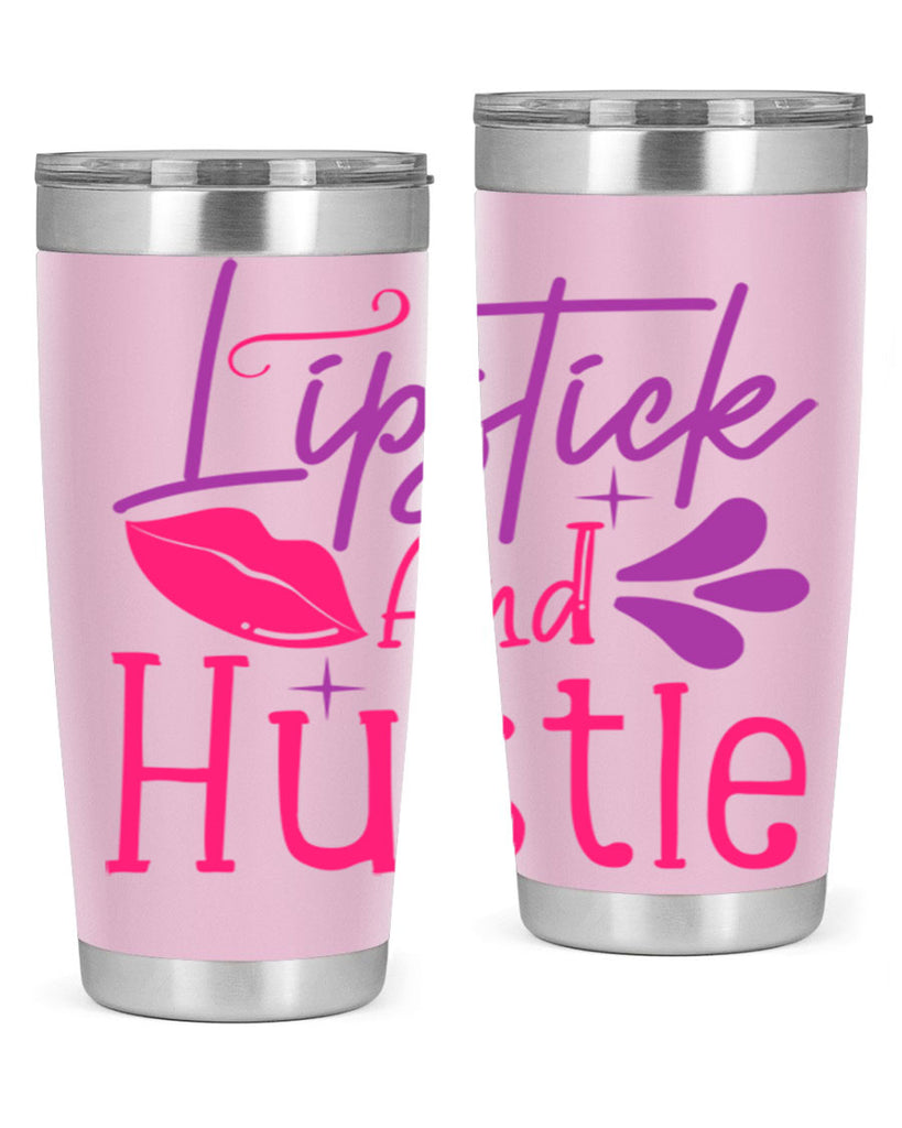 Lipstick And Hustle Style 229#- make up- Tumbler