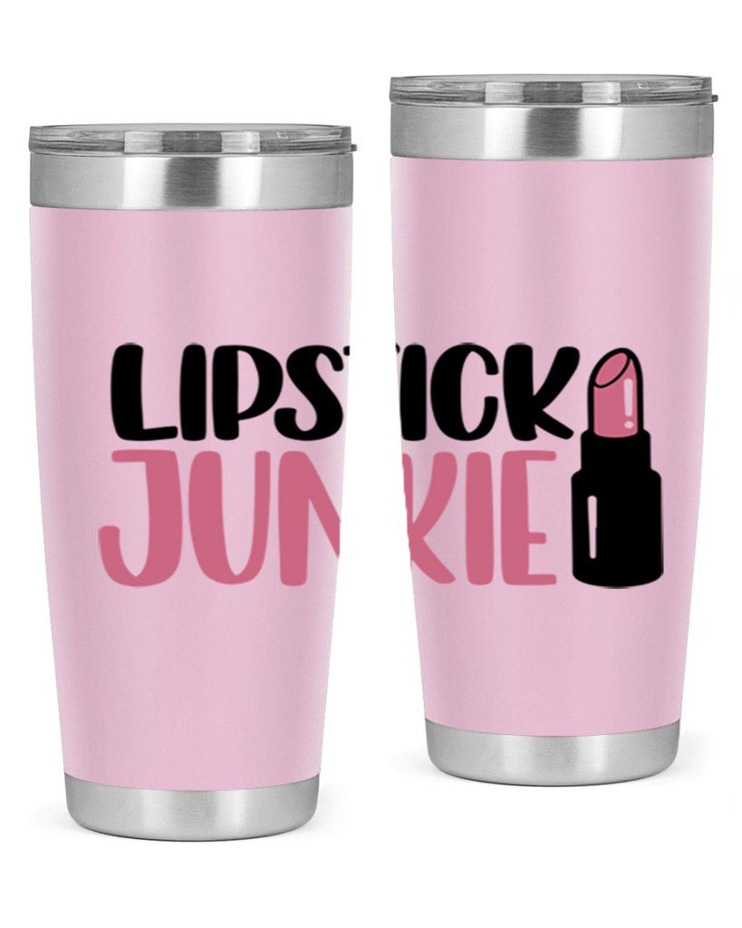 Lipstick Junkie Style 56#- make up- Tumbler