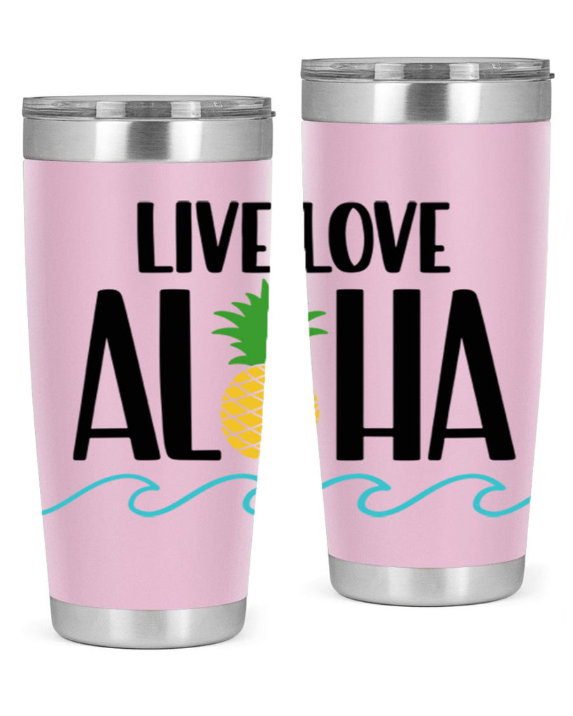 Live Love Aloha Style 30#- summer- Tumbler