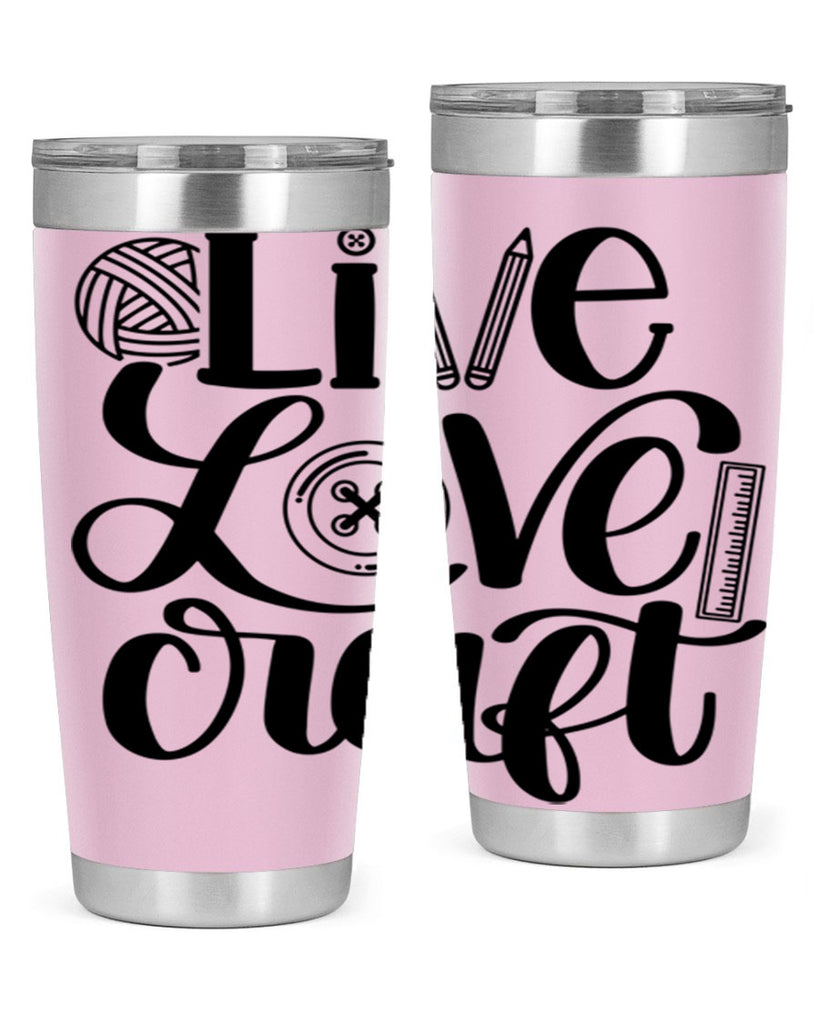 Live Love Craft 14#- crafting- Tumbler