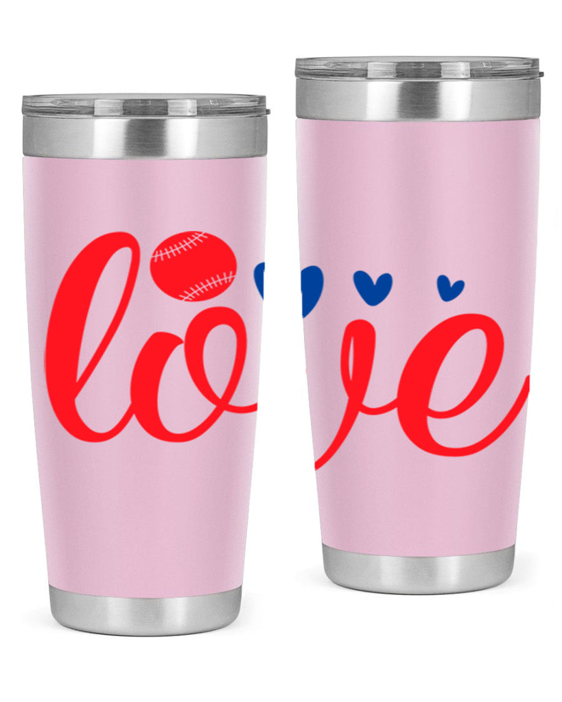 Love 2052#- baseball- Tumbler