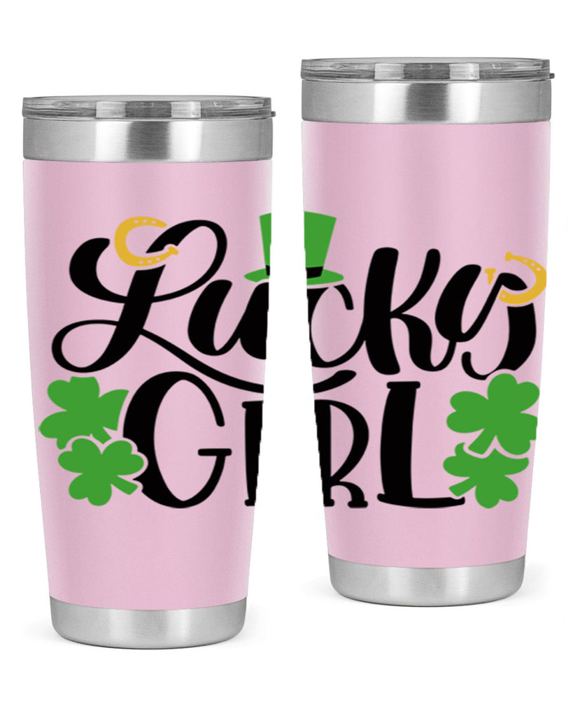 Lucky Girl Style 56#- St Patricks Day- Tumbler