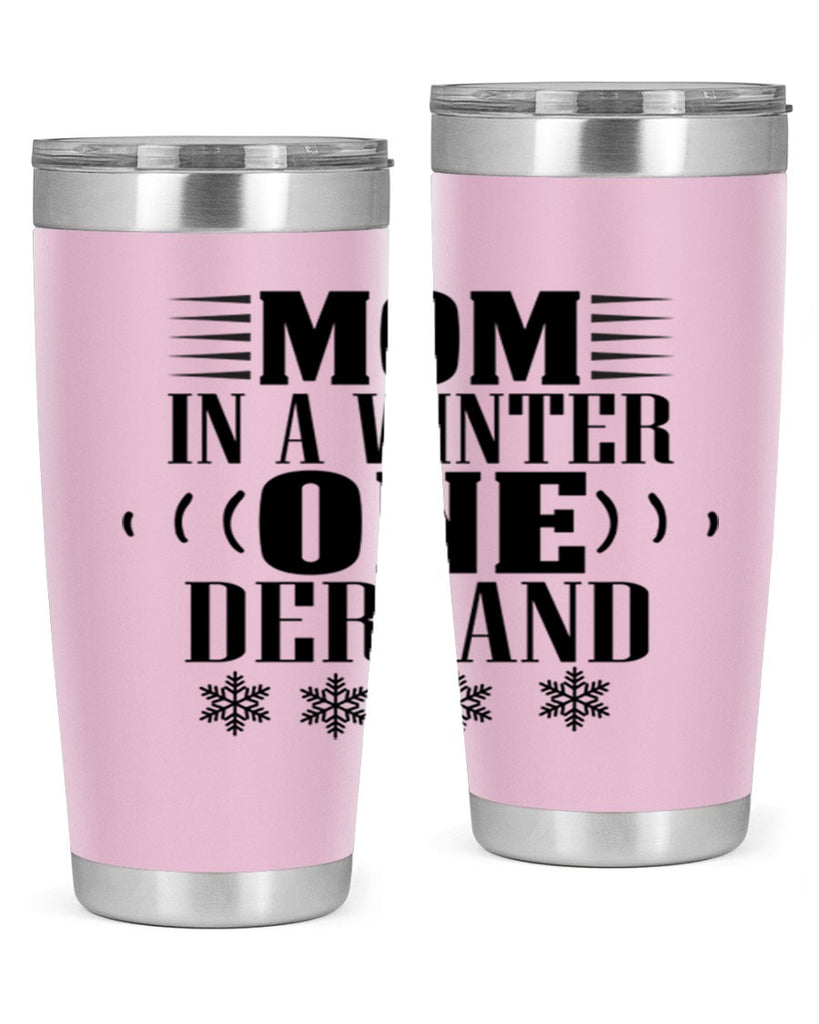 MOM IN A WINTER ONE DERLAND 322#- winter- Tumbler