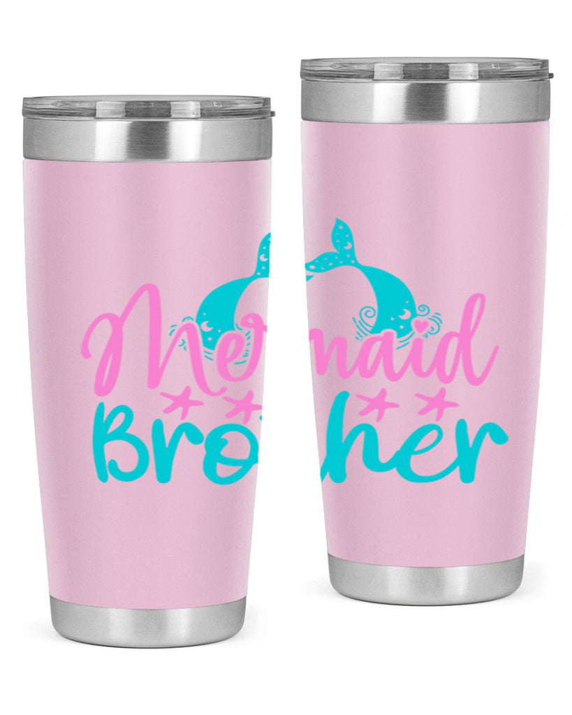 Mermaid Brother 354#- mermaid- Tumbler