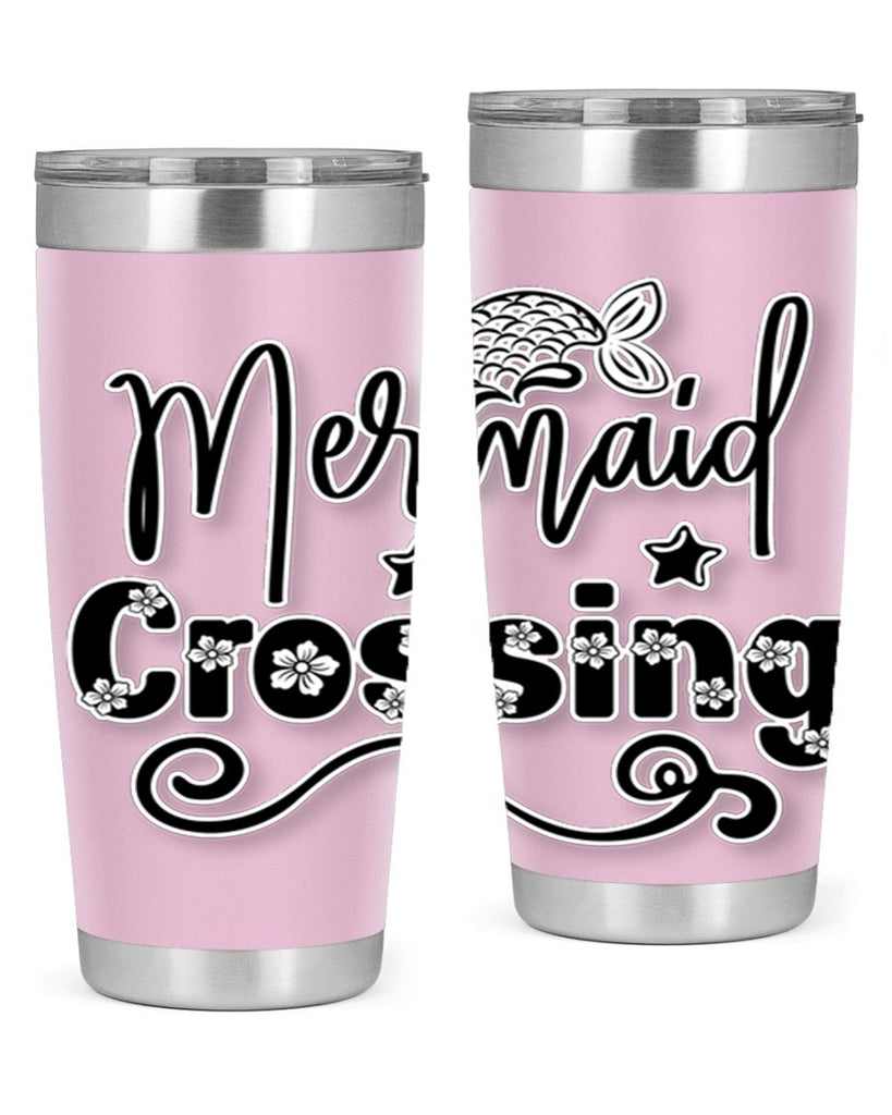 Mermaid Crossing 400#- mermaid- Tumbler
