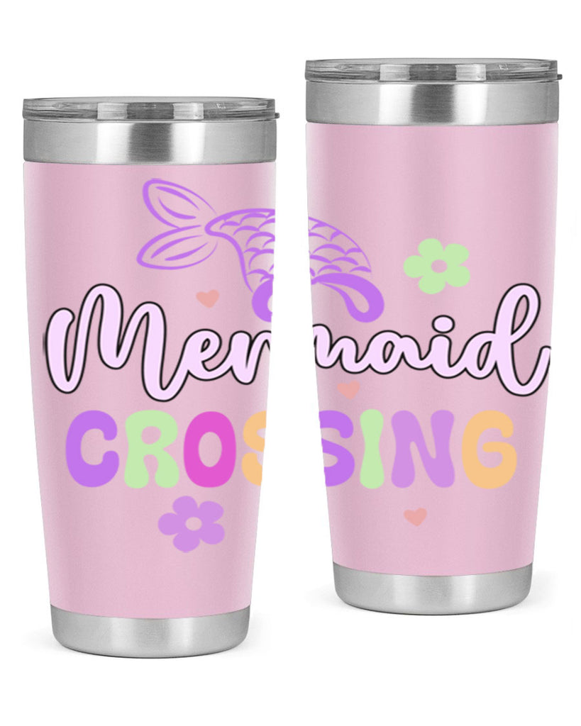 Mermaid Crossing 401#- mermaid- Tumbler