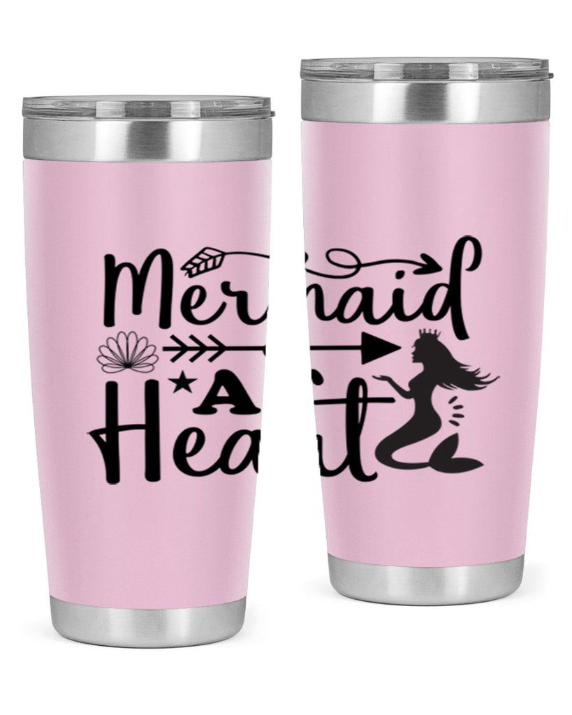 Mermaid at Heart design 397#- mermaid- Tumbler