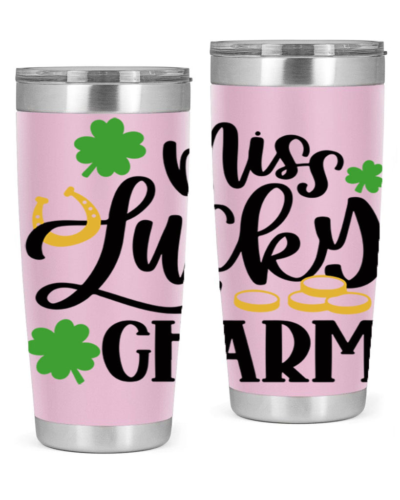 Miss Lucky Charm Style 47#- St Patricks Day- Tumbler