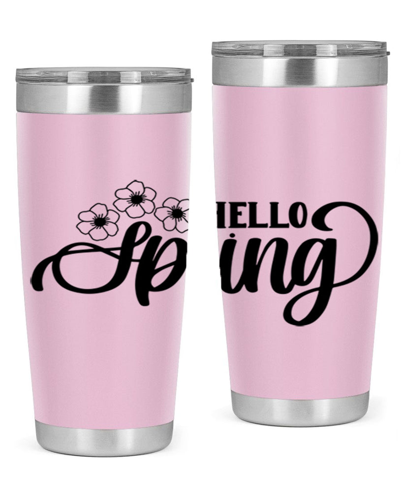 PNG_Hello Spring393#- spring- Tumbler