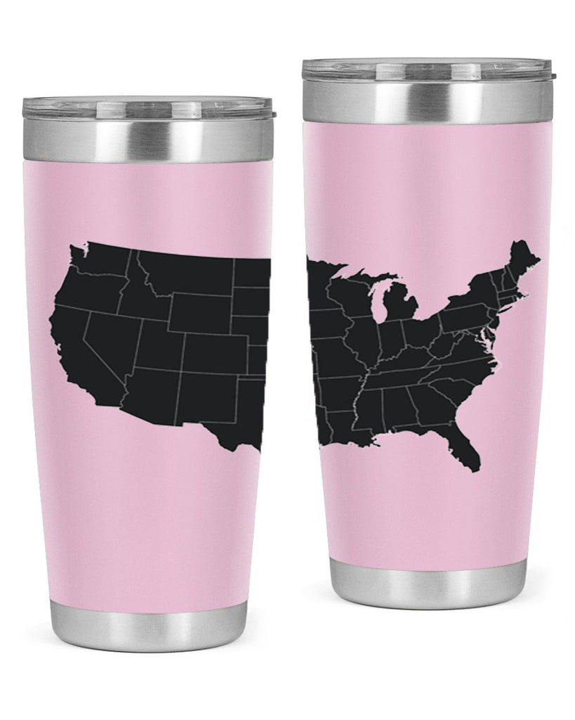 Separate Color Map Style 71#- Fourt Of July- Tumbler