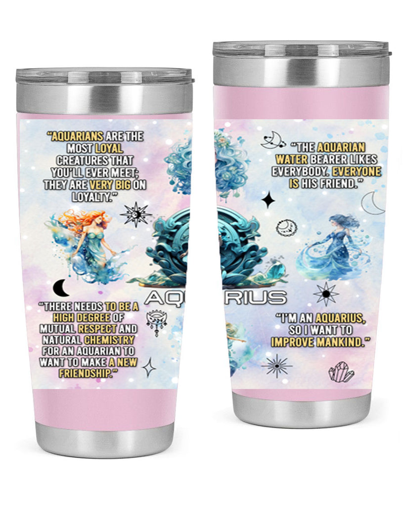 StraightAquarius 468#- zodiac- Tumbler