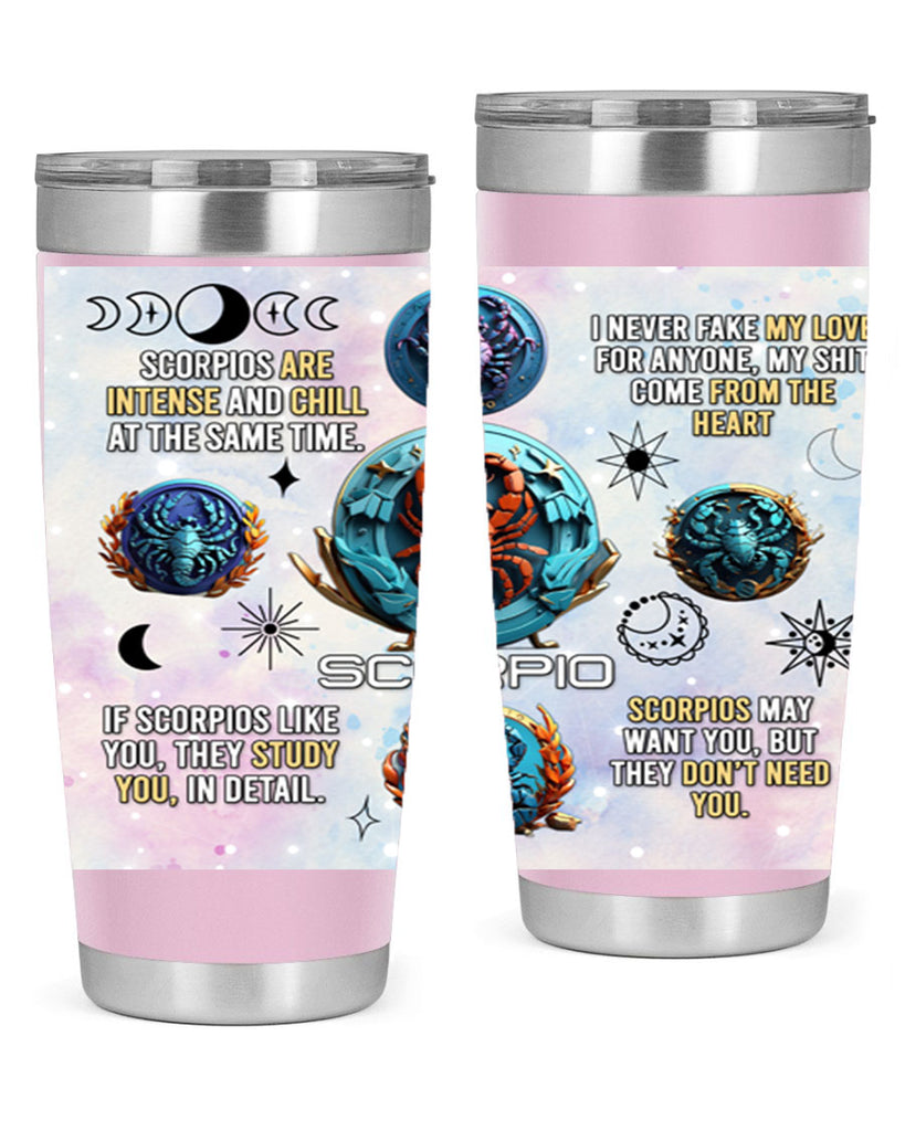 Straightscorpio 477#- zodiac- Tumbler
