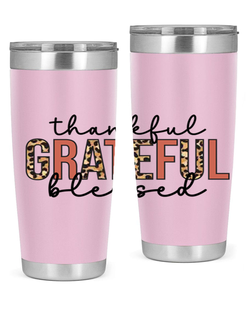 Thankful grateful blessed 602#- fall- Tumbler
