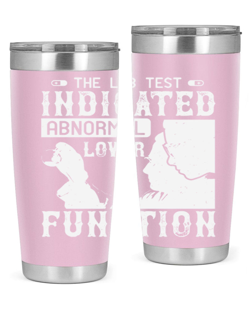 The lab test indicated abnormal lover function Style 22#- medical- tumbler