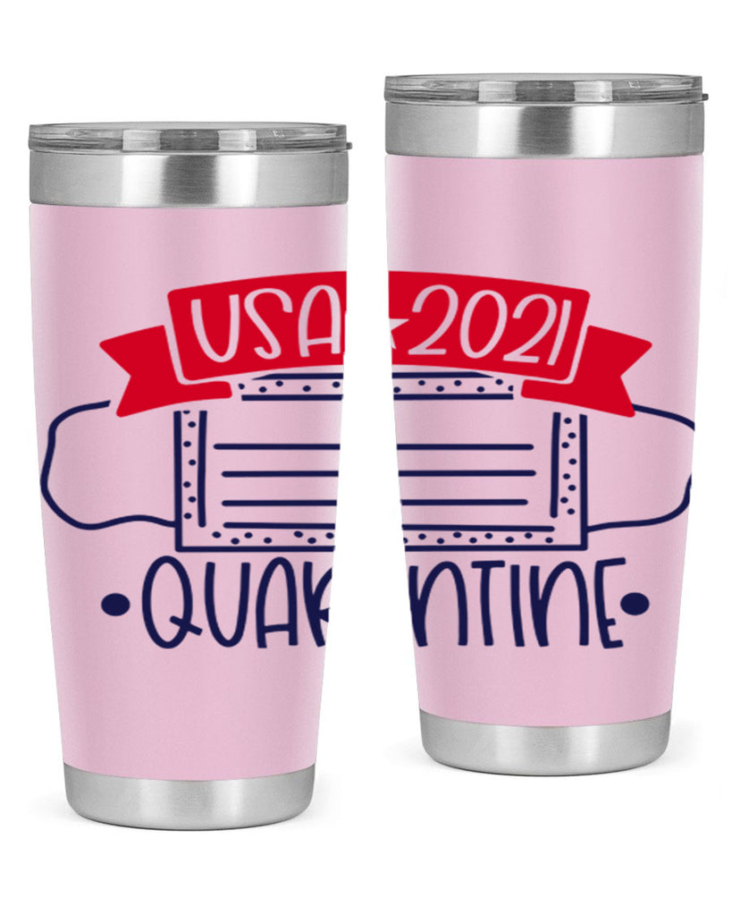 USA Quarentine Style 183#- Fourt Of July- Tumbler