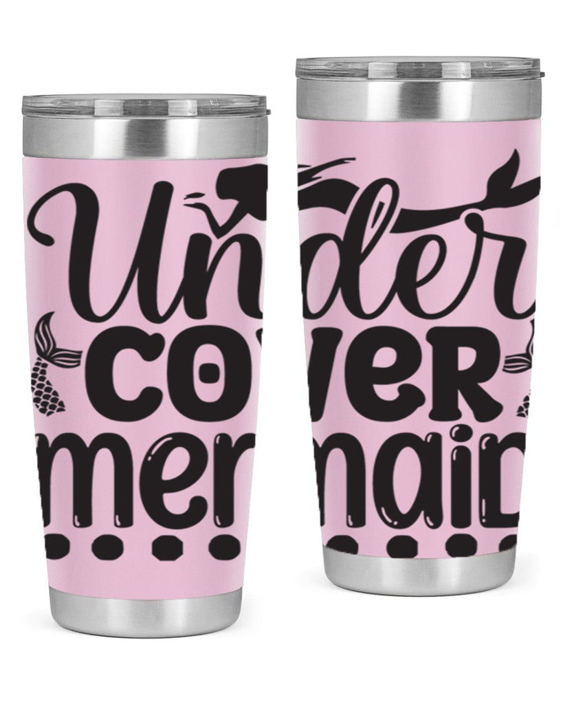 Under cover mermaid 649#- mermaid- Tumbler
