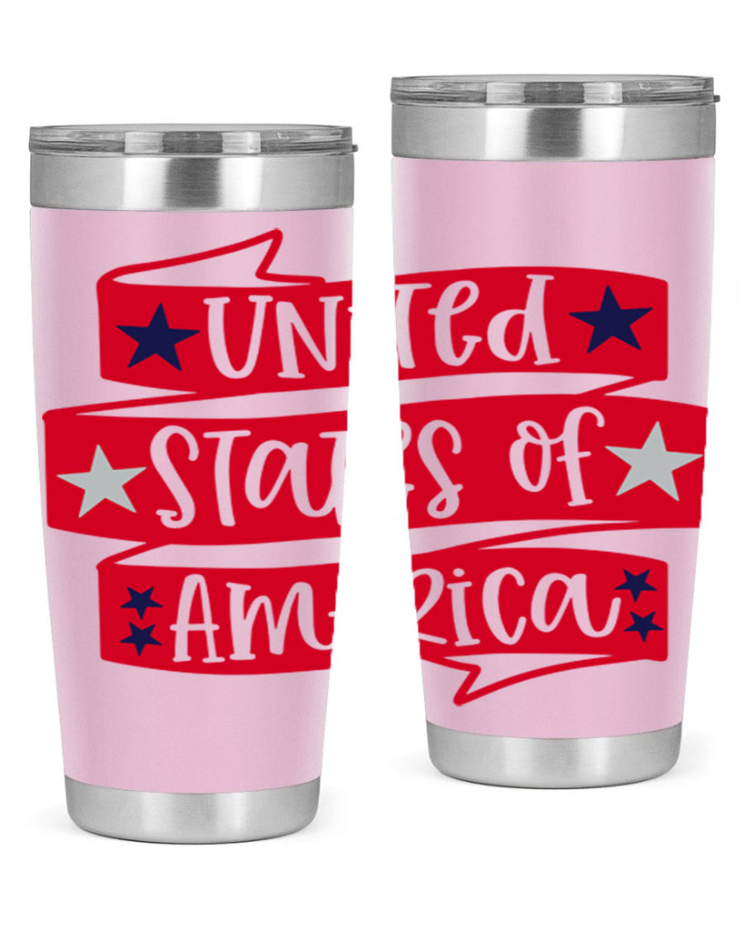 United States Of America Style 177#- Fourt Of July- Tumbler