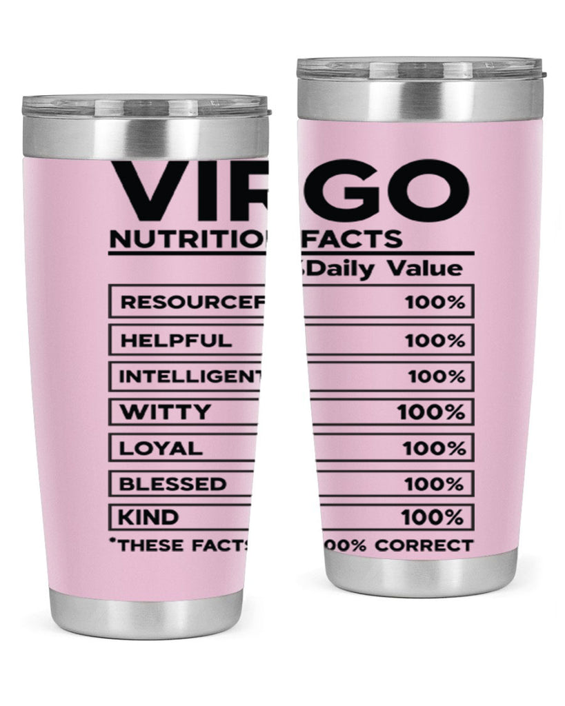 Virgo Nutrition Facts 530#- zodiac- Tumbler