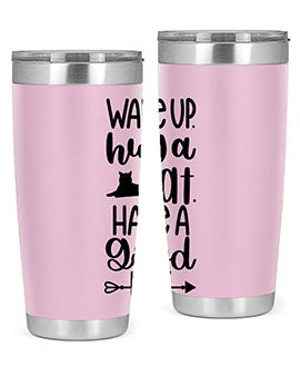 Wake Up Hug A Cat Style 108#- cat- Tumbler