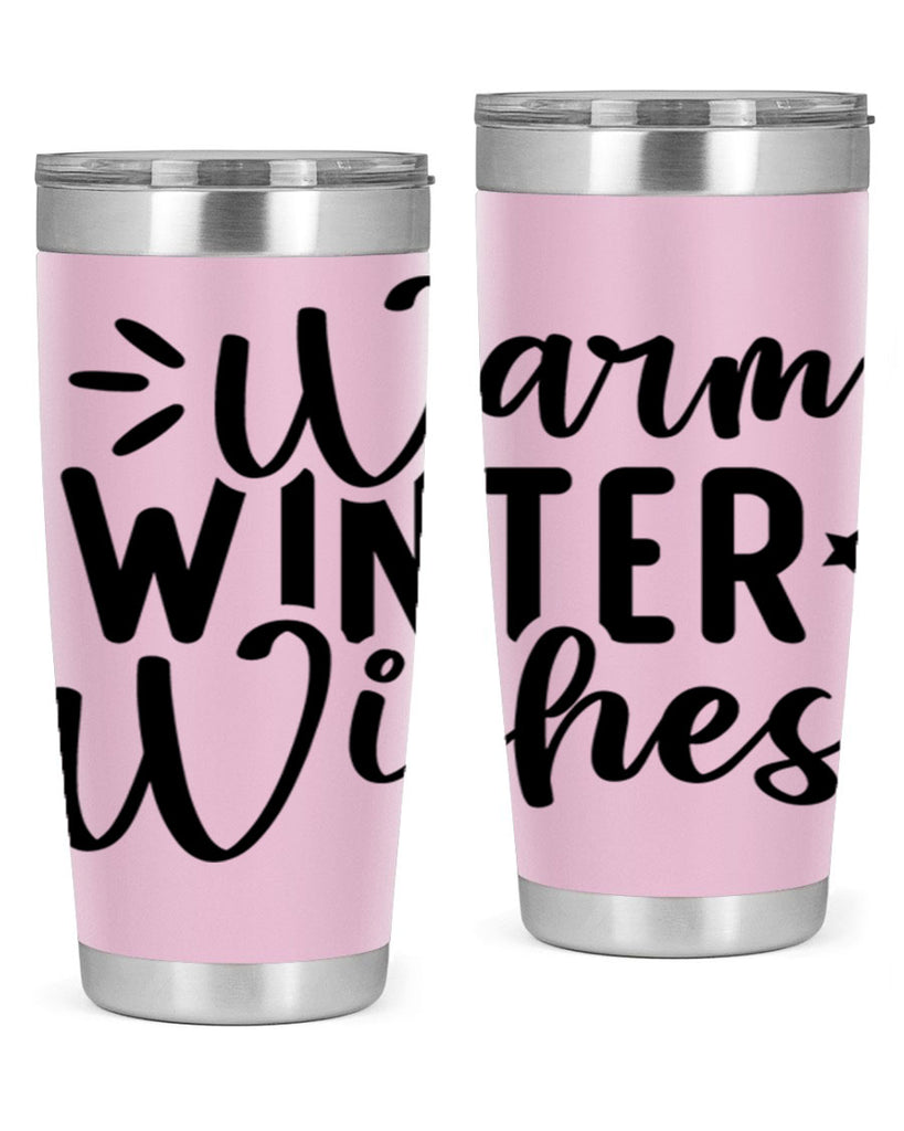 Warm Winter Wishes459#- winter- Tumbler