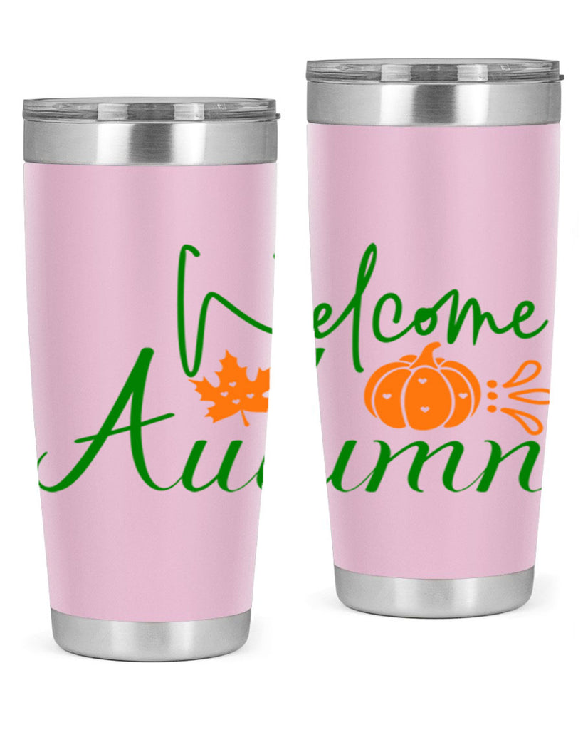 Welcome Autumn 627#- fall- Tumbler