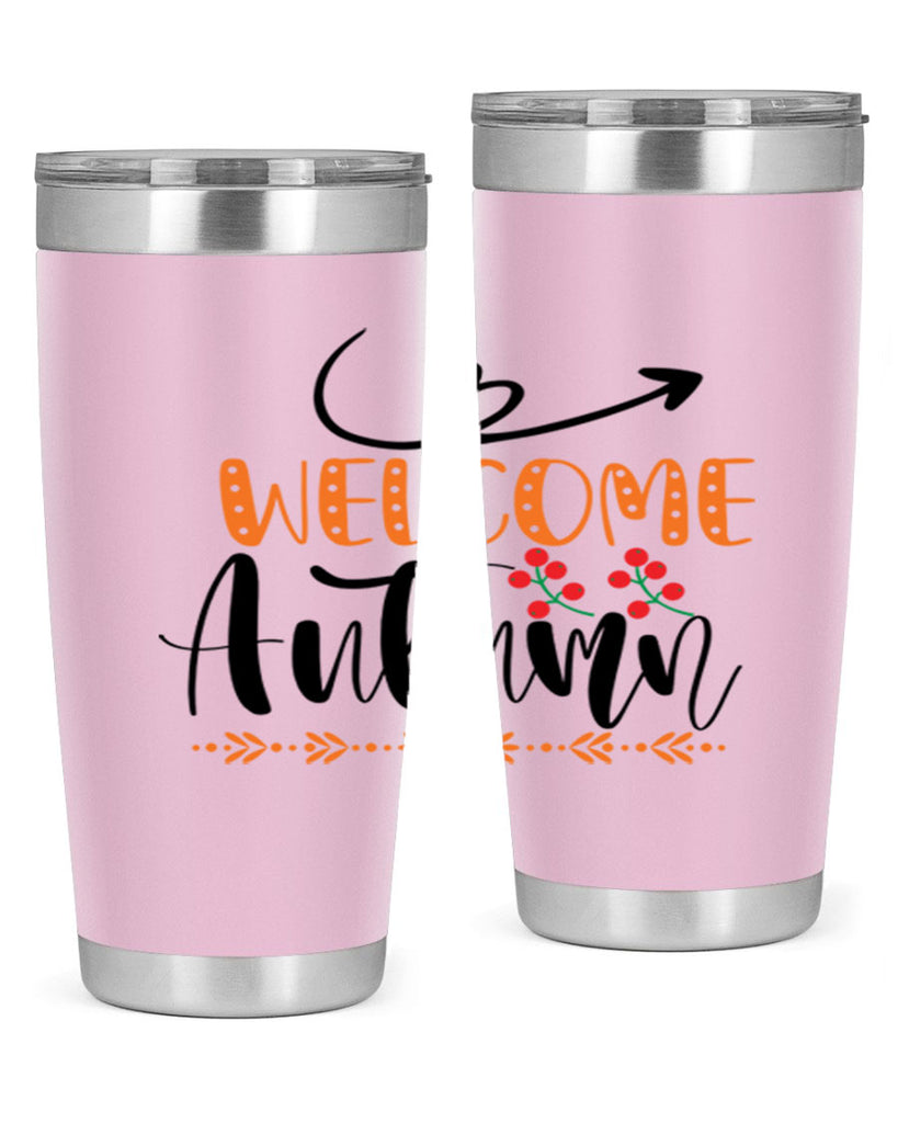 Welcome Autumn 628#- fall- Tumbler