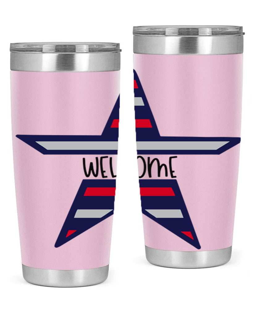 Welcome Style 186#- Fourt Of July- Tumbler