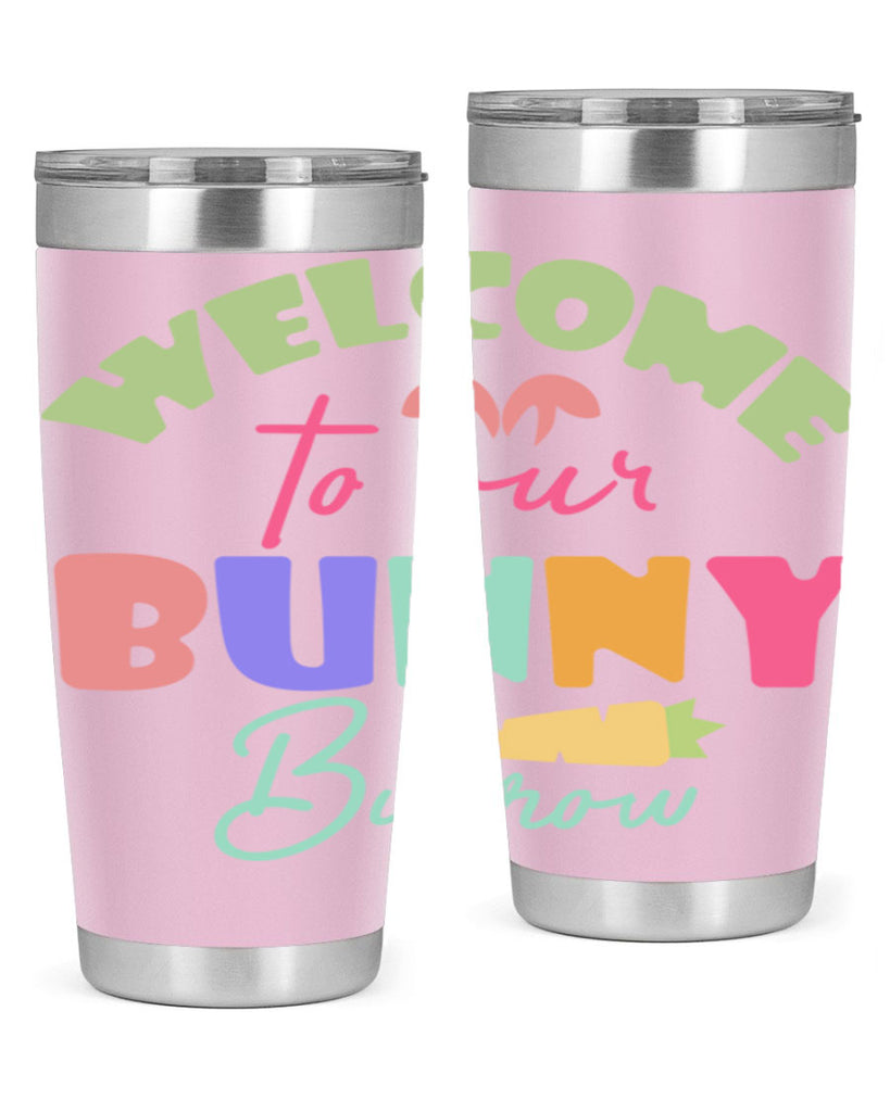 Welcome to our bunny burrow588#- spring- Tumbler