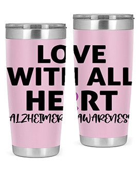 alzheimers awareness style 77#- alzheimers- Tumbler