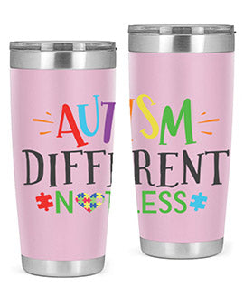 autism different not less Style 5#- autism- Tumbler