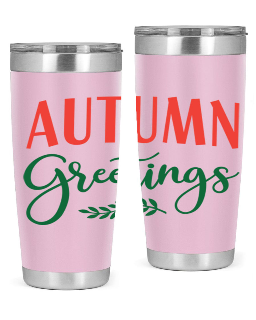 autumn greetings 14#- fall- Tumbler