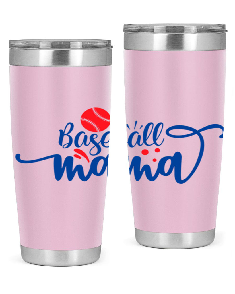 baseball mama 2208#- baseball- Tumbler