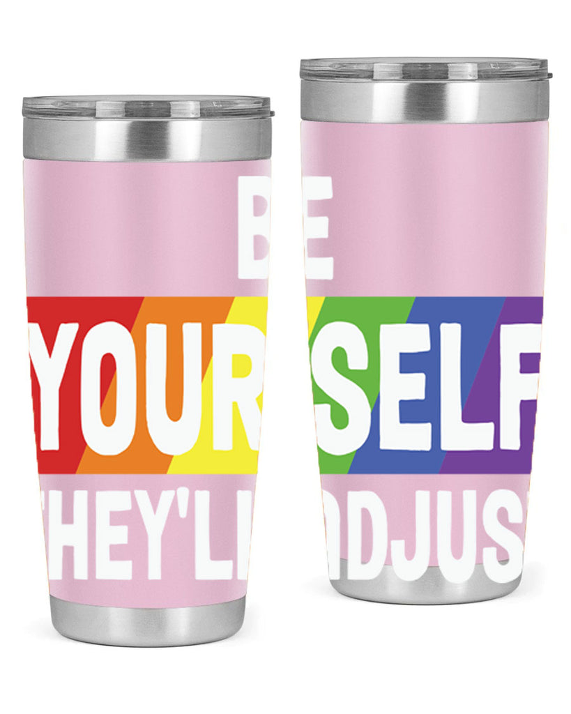 be yourself theyll adjust rainbow lgbt 160#- lgbt- Tumbler