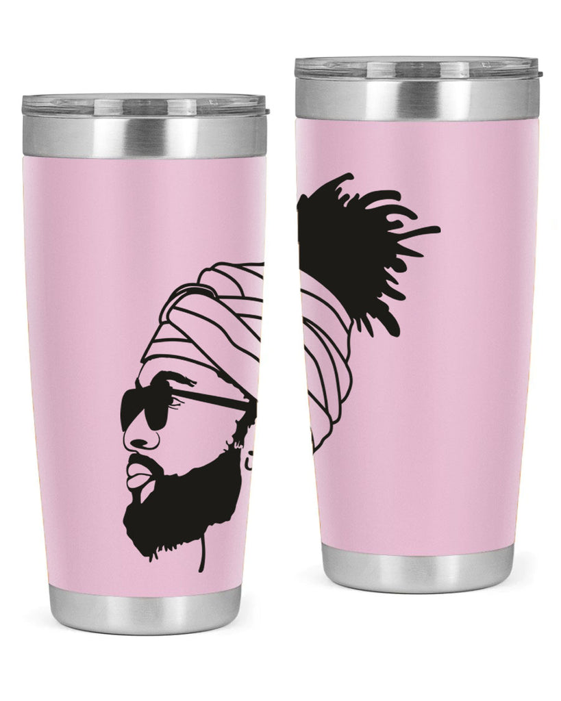 beardman 44#- black men - boys- tumbler